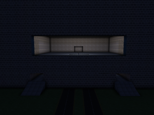 Picture 3, a shot looking inside one of the buildings
