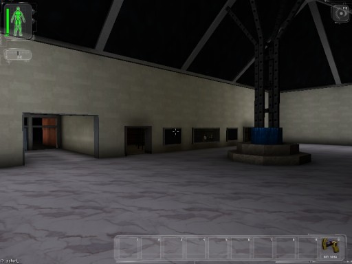 Inside main building