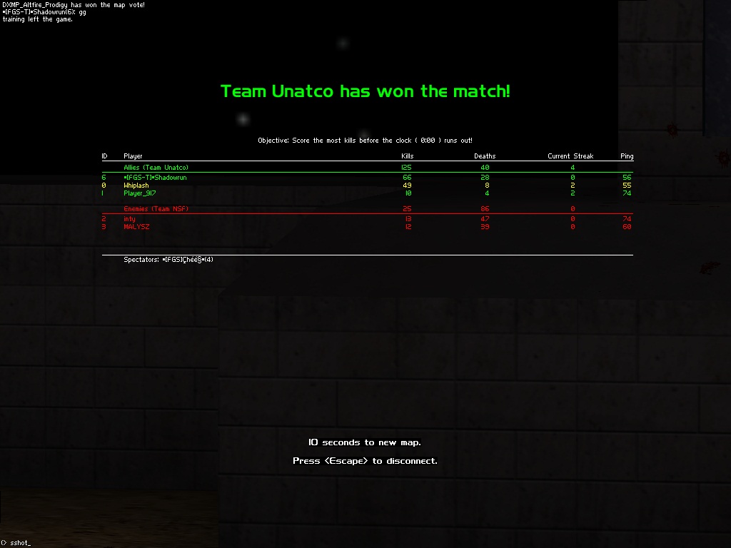Pulverizing the other team. One of my best ownage shots.