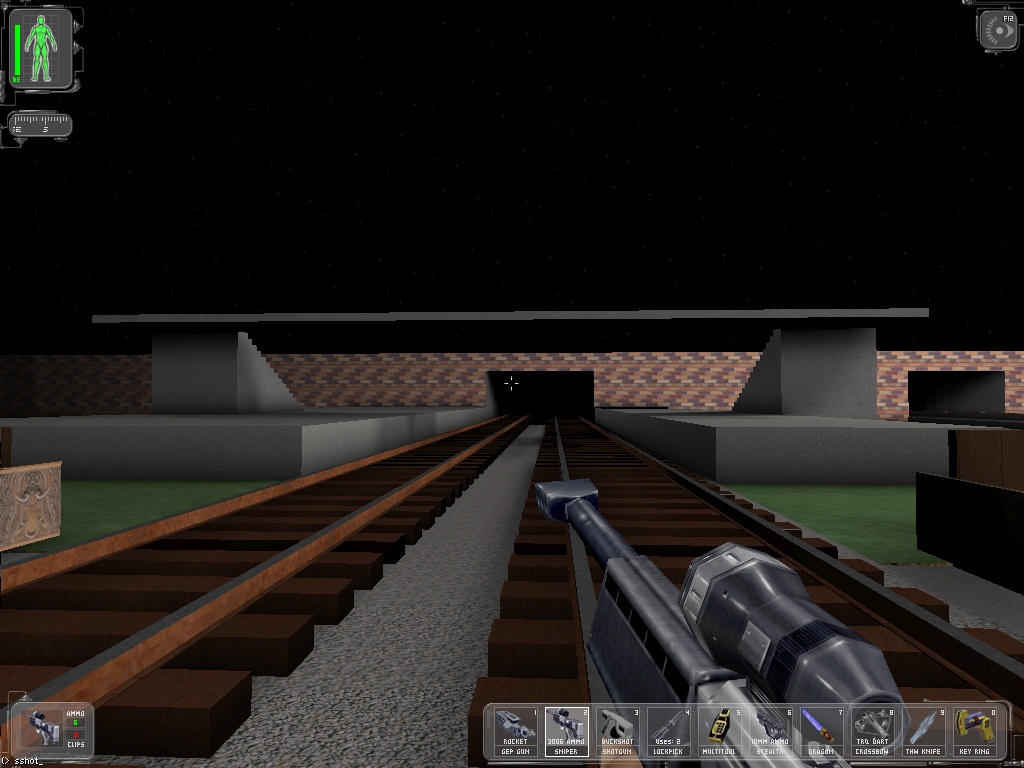 View of the station under construction